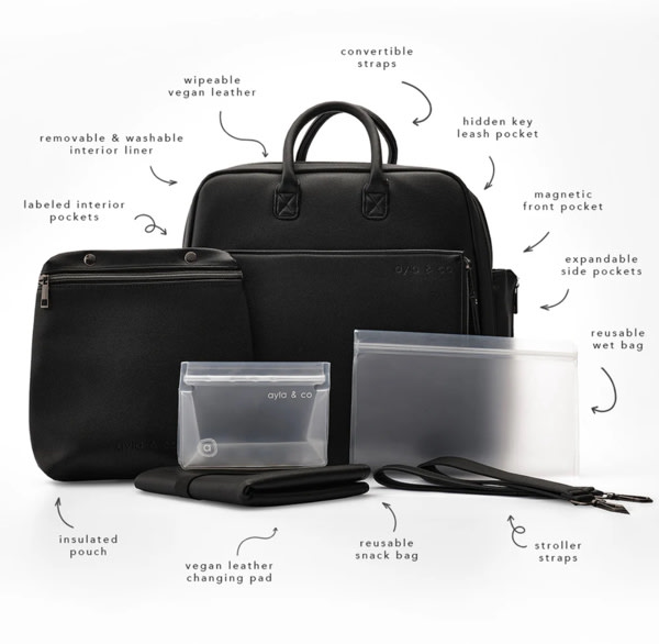 The Ayla Diaper Bag
