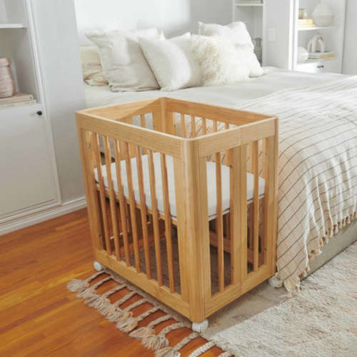 All-Stages Bassinet Sheet in GOTS Certified Organic Muslin Cotton