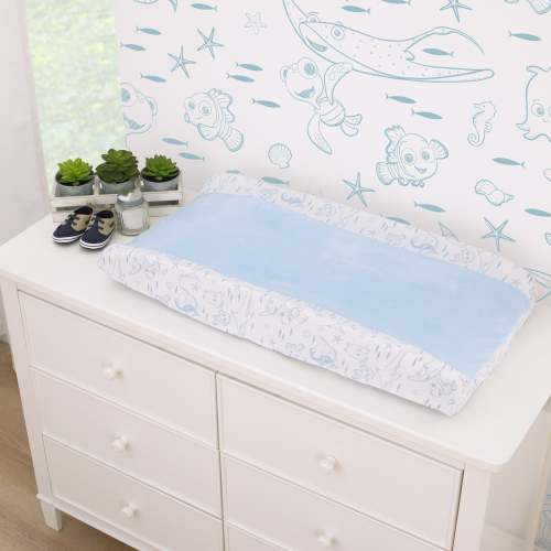 Disney Finding Nemo Cutest Little Catch Light Blue, and White Contoure – NoJo Baby