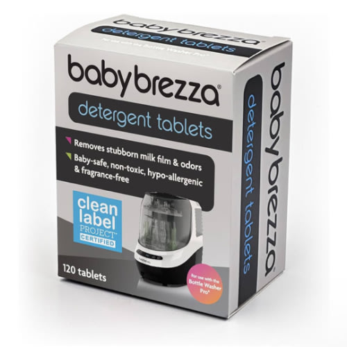 Amazon.com : Baby Brezza Universal Detergent Soap Tablets for Baby Brezza Bottle Washer Pro and All Brands of Bottle Washers, 120 Tablets : Baby