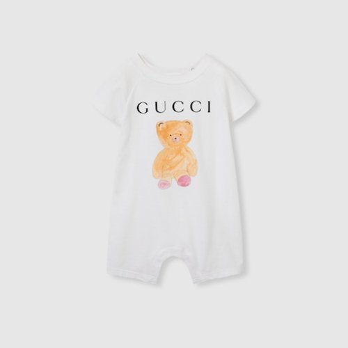 Baby printed cotton one-piece