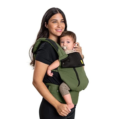 LÍLLÉbaby Complete All Seasons Ergonomic 6-in-1 Baby Carrier Newborn to Toddler - with Lumbar Support - for Children 7-45 Pounds - 360 Degree Baby Wearing - Inward & Outward Facing - Succulent - Adjustable, one size