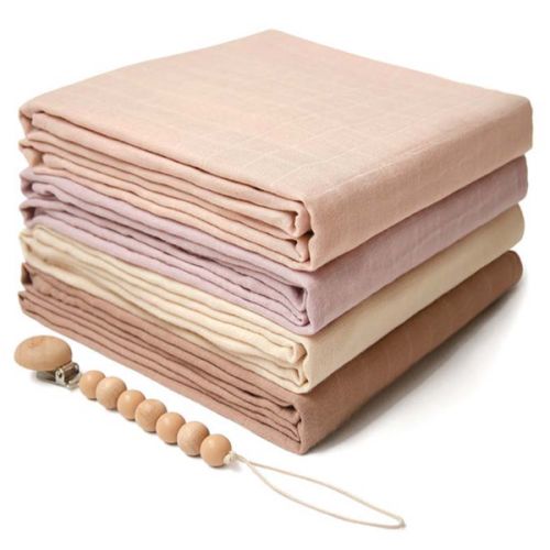 Muslin Swaddle Blanket (Neutral Natural)