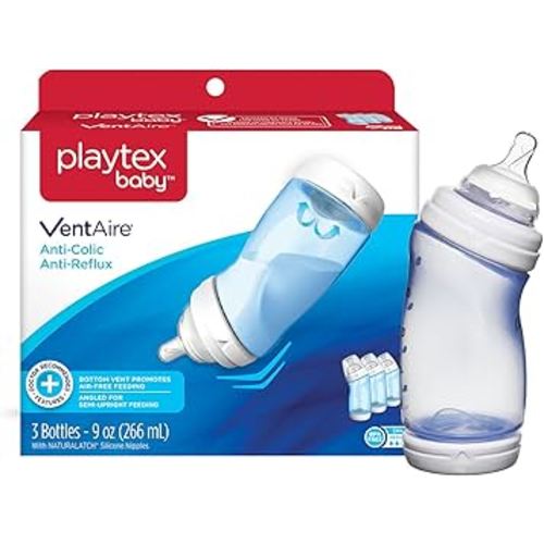 Playtex 9 Ounce Ventaire Bottles 3 Pack - Blue - B15758E0