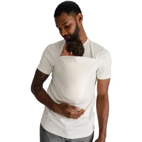 Lalabu The Dad Shirt | Hands-Free Baby Carrier for Dad with Kangaroo Pouch | Engineered for Bonding, Safety, & Comfort for Newborns Up to 15 Lbs. | CPSC Approved