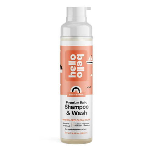Hello Bello Sweet Cream Infant Shampoo & Body Wash, Tear-Free, All Skin Types, 10 fl oz