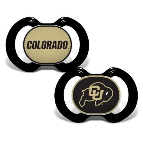 Babyfanatic Sports Pacifier 2-pack - Ncaa Colorado Buffaloes