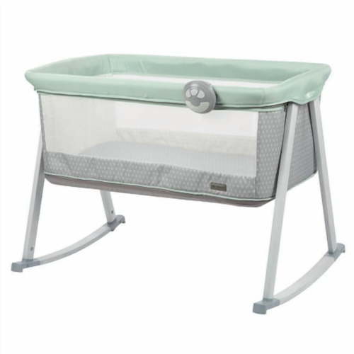 Monbebe Whisper 3 in 1 Rocking Baby Bassinet and Play Yard with Rocking Mode, Stardust