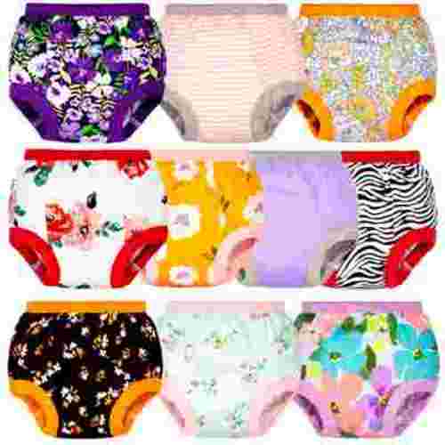 BIG ELEPHANT Baby Girls Potty Training Pants, Toddler Training Underwear 10 Packs, 2T