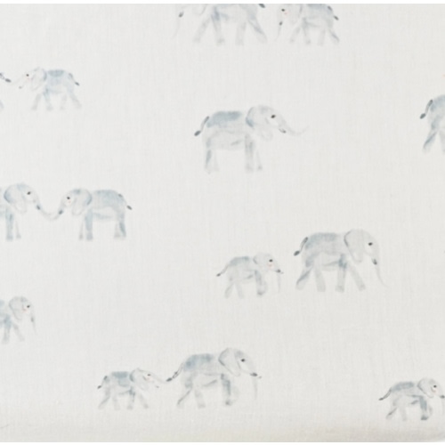 Follow Me Crib Sheet (elephants pattern)