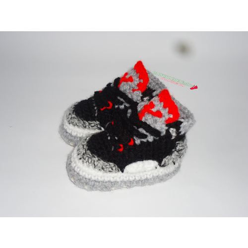 Baby Jordan 3, Crochet baby shoes, Jordan Baby Shoes, Baby Sneakers, Baby Slippers, Baby Boots, Crochet Toddler Boots, Newborn Booties