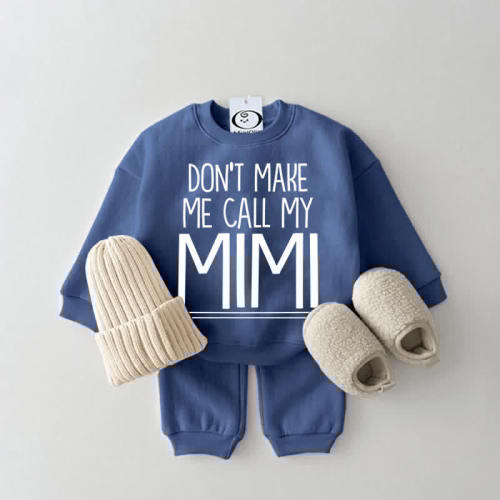 MiniOlie DON'T MAKE ME CALL MY MIMI Baby 2-Piece Set