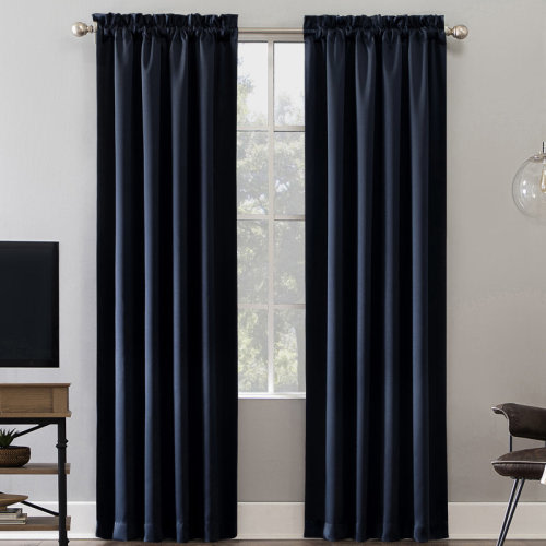 Sun Zero Oslo Theater Grade Extreme 100% Blackout Rod Pocket Curtain Panel & Reviews | Wayfair