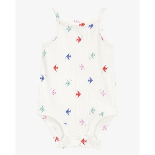 Baby Fish Print Sleeveless Bodysuit - Carter's | Carter's