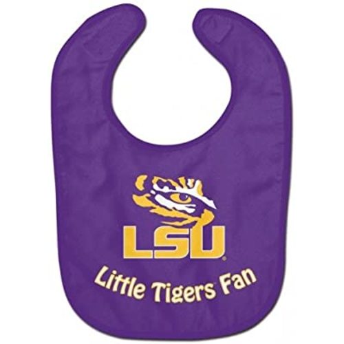 NCAA College Full Color Mesh Baby Bibs (LSU Tigers All Pro)
