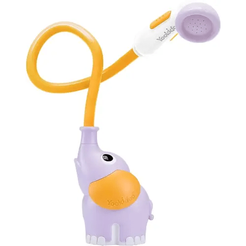 Yookidoo Baby Bath Shower Head - Elephant Water Pump and Trunk Spout - for Newborn Babies in Tub Or Sink