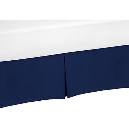 Navy Blue Crib Bed Skirt for Baby Bedding Sets