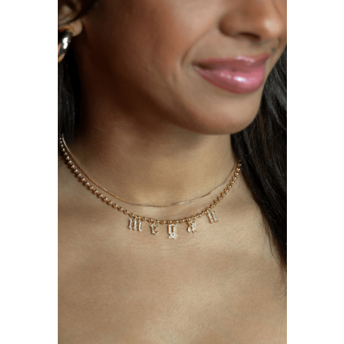Custom Name or Mantra Necklace – Sis Kiss