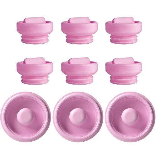 6 Pack Duckbill Valve & 3 Pack Pump Seals Compatible with Elvie Stride Pump, Replacement Breast Pump Parts, Silicone Diaphragm, Elvie Stride Membrane, Not Original Pump Part/Accessories