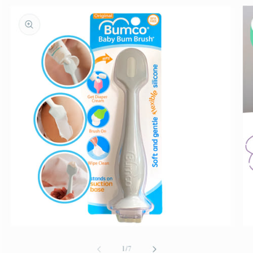 Bumco Original Baby Bum Brush (Grey)