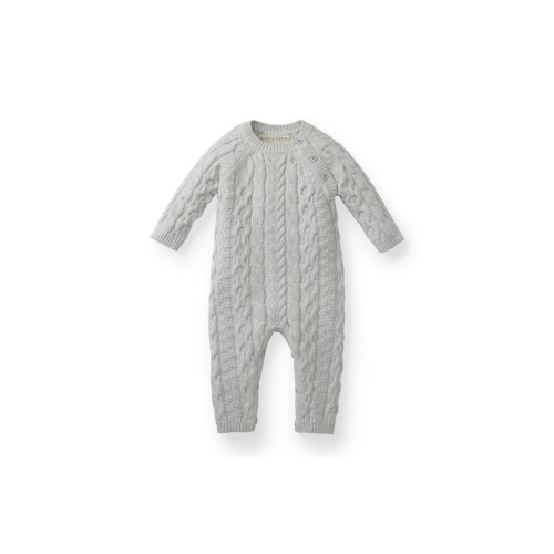 Baby Cable Knit Sweater Romper, Infant, 3-6M