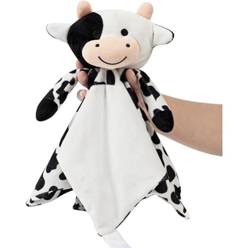 Musical Baby Lovey Cow - White Noise & Lullaby Plush - Calms Fussy Babies, Reduces Night Wakeups & Helps Toddlers Sleep Longer – Proven Sleep Aid for Parents - BPA-Free, Machine Washable, Newborn Gift