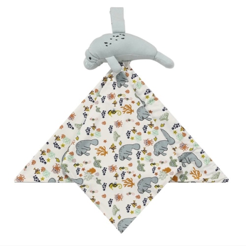 Bamboo Viscose Baby Lovey Manatee Ocean Plush Stuffed Animal – Emerson and Friends