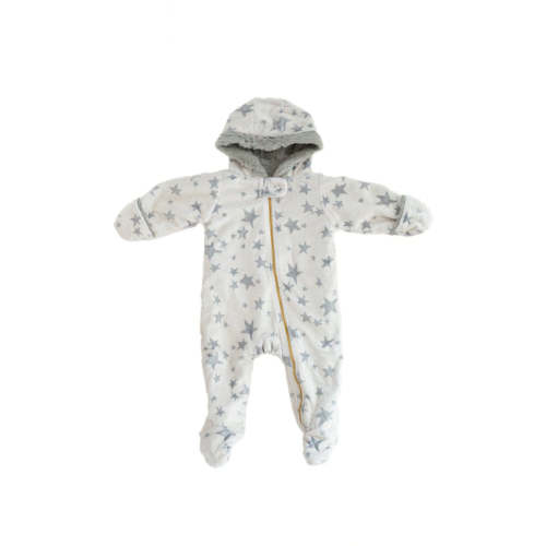 Minky Couture | Winter Jumpsuit - Silver Star (3-6 M)