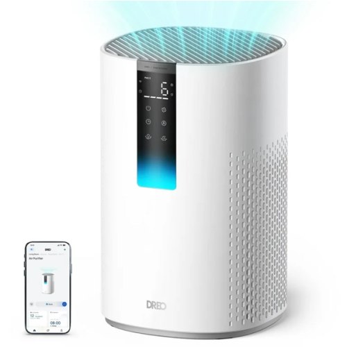 DREO HEPA Air Purifier, Large Room 1600 sq.ft, Filters 99.97% Pet Hair, PM2.5 Display