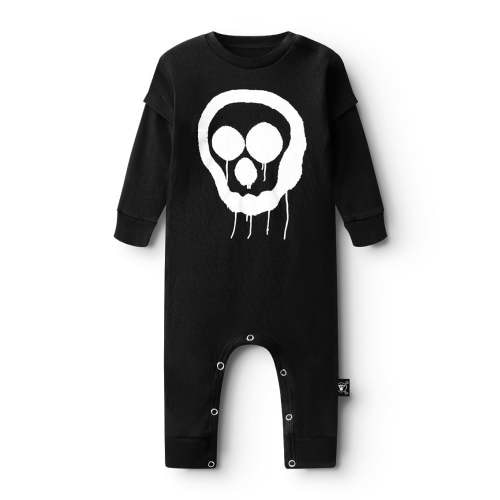soft droopy skull overall