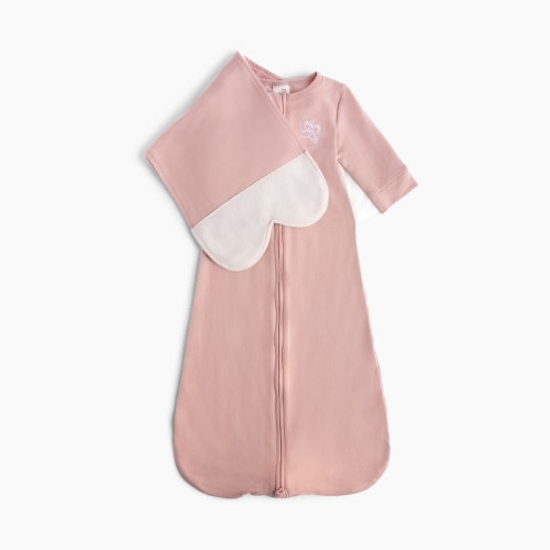 The Butterfly Swaddle Swaddle and Transitional Sleep Sack in One - Blushing Pink, Med/Large (12 -17 Lbs)