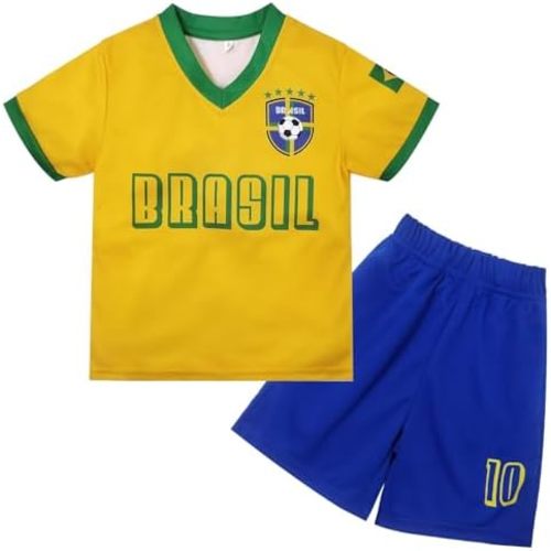 Argentina Boys Youth Kids Soccer Jersey&Shorts Baby Soccer Jersey Outfits Toddler Football Uniform