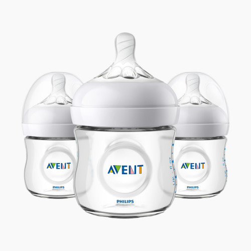 Philips Avent Natural Bottle (Polypropylene) - 4 oz, 3