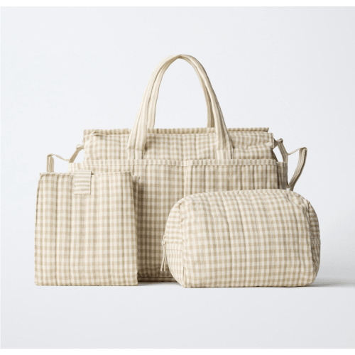 Zara PLAID MATERNITY SET