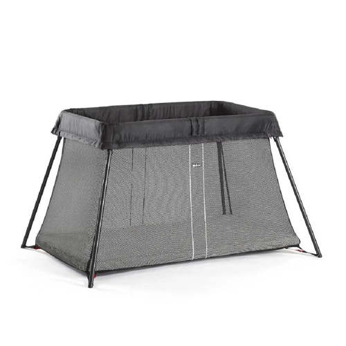 Travel Crib Light Bundle With Fitted Sheet - Black (See Description)