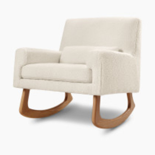 Nursery Works Sleepytime Rocker - Ivory Boucle/Light Legs