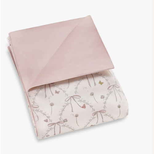 Bows & Butterfly Kisses Baby Duvet- Pink