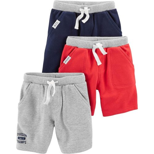 Simple Joys by Carter's Babies, Toddlers, and Boys' Knit Shorts, Pack of 3