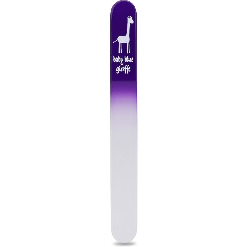 Baby Nail File by baby blue giraffe The Original Glass Baby Nail File- 100% Made in Europe (Purple)