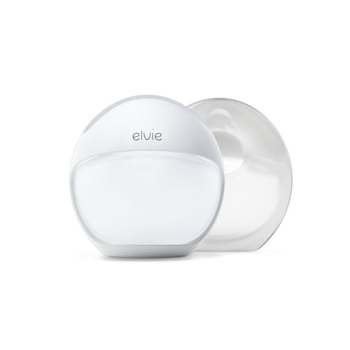 Elvie Curve - Manual Wearable Breast Pump - Hands-Free, Kick-Proof, Portable Silicone Pump That Can Be Worn in-Bra for Gentle, Natural Milk Expression - Breast Feeding Essentials