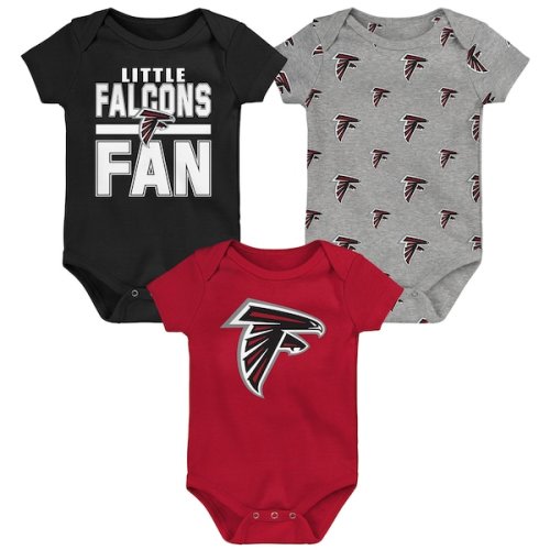 Newborn Atlanta Falcons Outerstuff Little Tike 3-Piece Bodysuit Set
