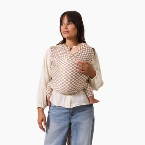 Solly Baby Wrap Carrier - Almondine Chequer