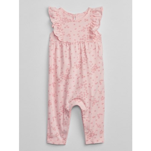 Baby Ruffle Print One-Piece