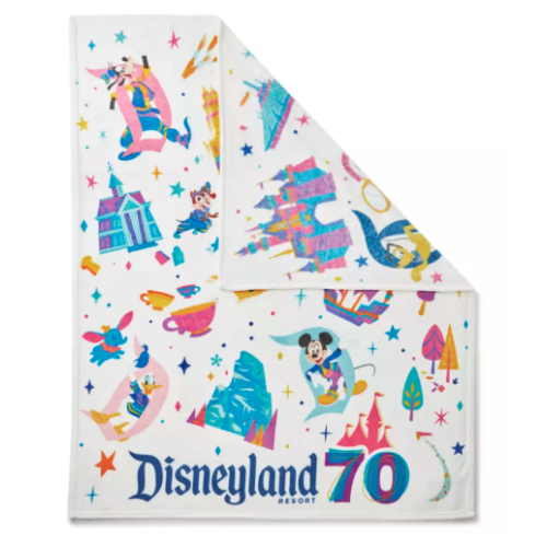 Mickey Mouse and Friends Throw Blanket – Disneyland 70th Anniversary | Disney Store