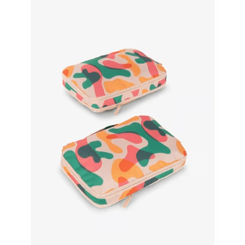 Medium Compression Packing Cubes - Modern Abstract Color