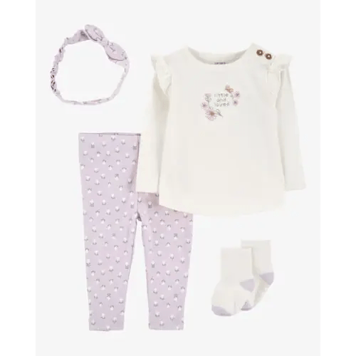 Baby 4-Piece Floral Outfit Set - Carter's | Carter's