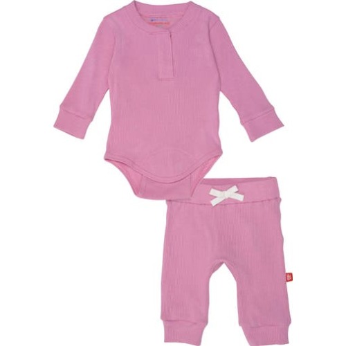 Long Sleeve Magnetic Bodysuit & Pants Set