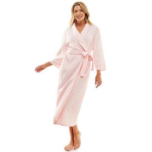 Women's Croft & Barrow® Waffle-Knit Kimono Robe
