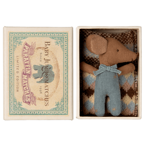 Sleepy Wakey, Baby Mouse - Blue
