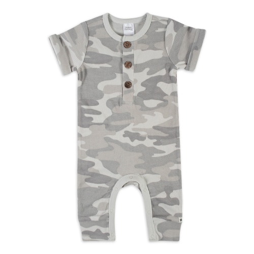 Modern Moments by Gerber Baby Boys Long Leg Romper, (0-3 Months - 24 Months)